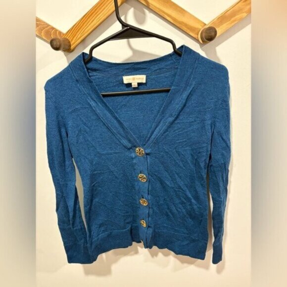 Tory Burch Marino wool cardigan (read description) - Picture 1 of 8